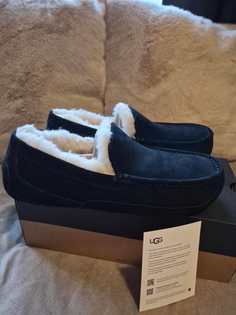 Nieuwe UGG Ascot heren pantoffels maat 42., UGG, Zwart, Nieuw, Ophalen of Verzenden
