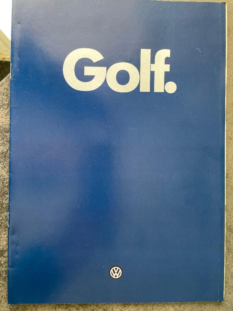 Folder van Volkswagen Golf 1984, Ophalen of Verzenden, Nieuw, Volkswagen