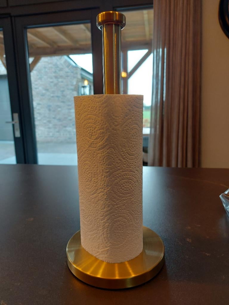 Keukenrolhouder Xivada Goudkleurig, Ophalen, Nieuw