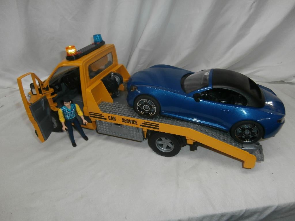 Bruder auto transsport, Ophalen, Zo goed als nieuw