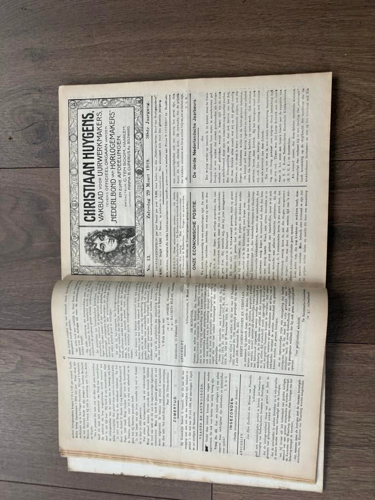 Christiaan Huygens vakblad voor uurwerkmakers, Antiek en Kunst, Ophalen