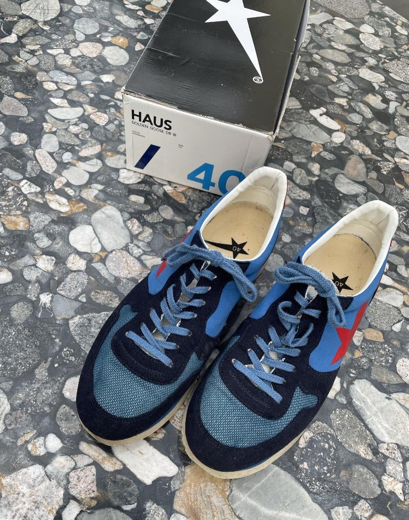 Haus - Golden Goose Deluxe Brand, Blauw, Golden Goose, Ophalen of Verzenden, Sneakers of Gympen