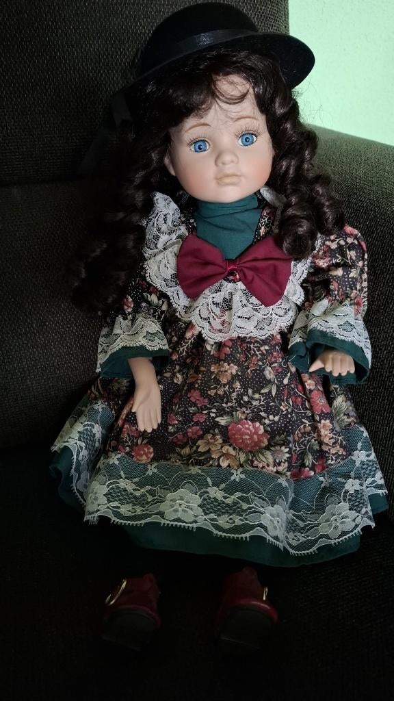 Pop porseleinen vintage nieuwstaat, Verzamelen, Ophalen, Zo goed als nieuw, Pop