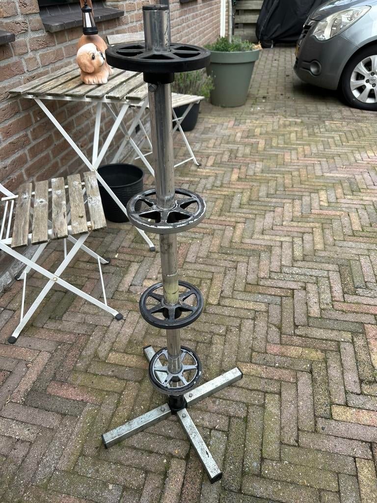 Velgenboom, velgenstandaard incl. hoes, Ophalen, Gebruikt