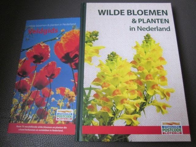 boek wilde bloemen en planten en een veldgids/ postcodelot, Boeken, Wonen en Tuinieren, Nieuw, Overige soorten, Ophalen of Verzenden