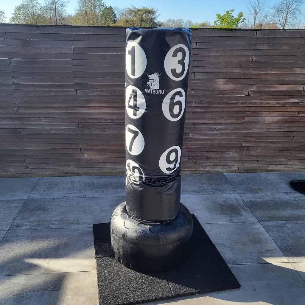 Matsuru Bokspaal - Staande Bokszak met combinatienummers, Ophalen of Verzenden, Gebruikt, Bokszak
