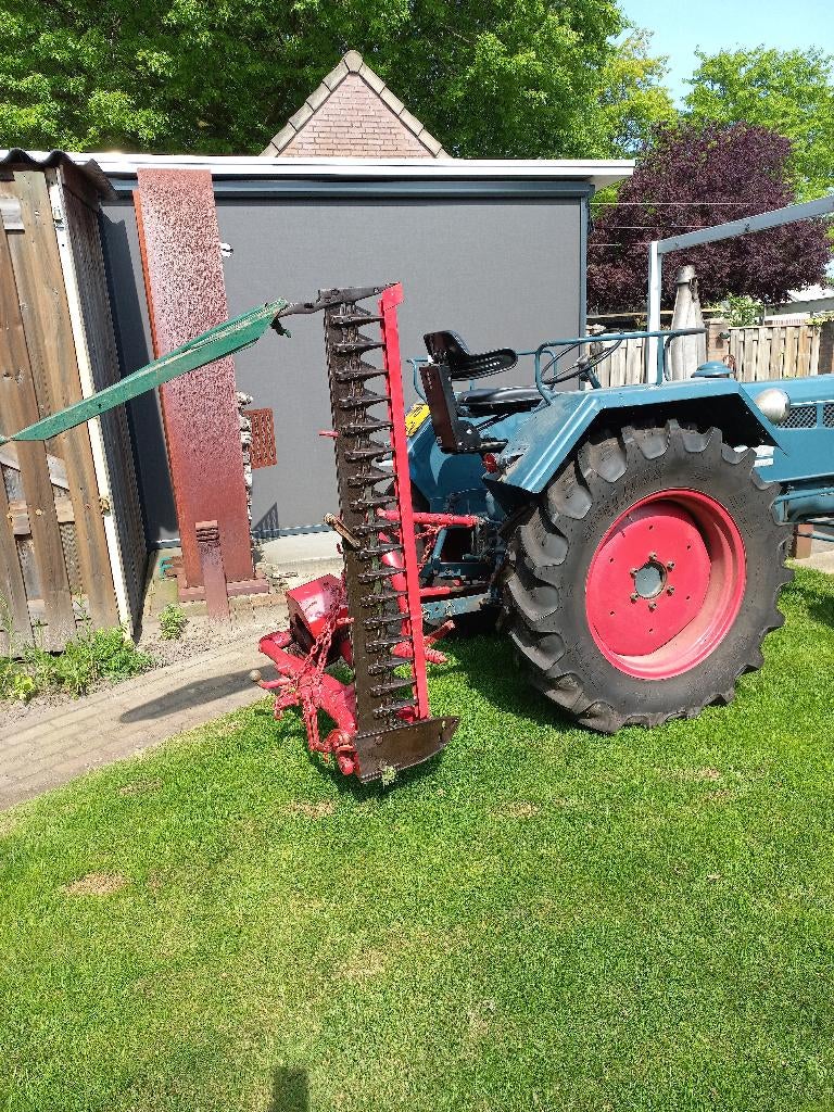 Maaibalk voor achter trekker, Ophalen, Veehouderij, Oogstmachine