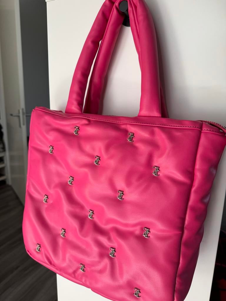 Zachte Juicy Couture tas, Sieraden, Tassen en Uiterlijk, Tassen | Damestassen, Ophalen of Verzenden, Zo goed als nieuw, Roze, Handtas