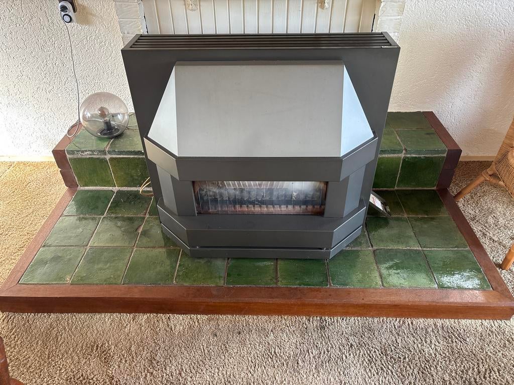 Faber Moeder Gashaard - Vrijstaand model, goed onderhouden, Ophalen, Gebruikt, Vrijstaande haard, Gashaard