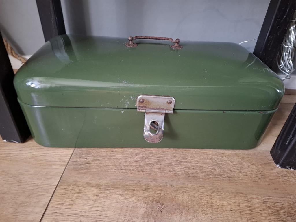 Vintage broodtrommel, Ophalen of Verzenden