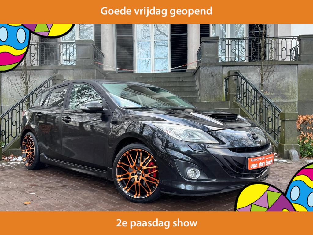 Mazda 3 2.3 DiSi Turbo MPS 260Pk Xenon Navi Leder Climate Cr, Auto's, Mazda, Voorwielaandrijving, Gebruikt, 1370 kg, 4 cilinders