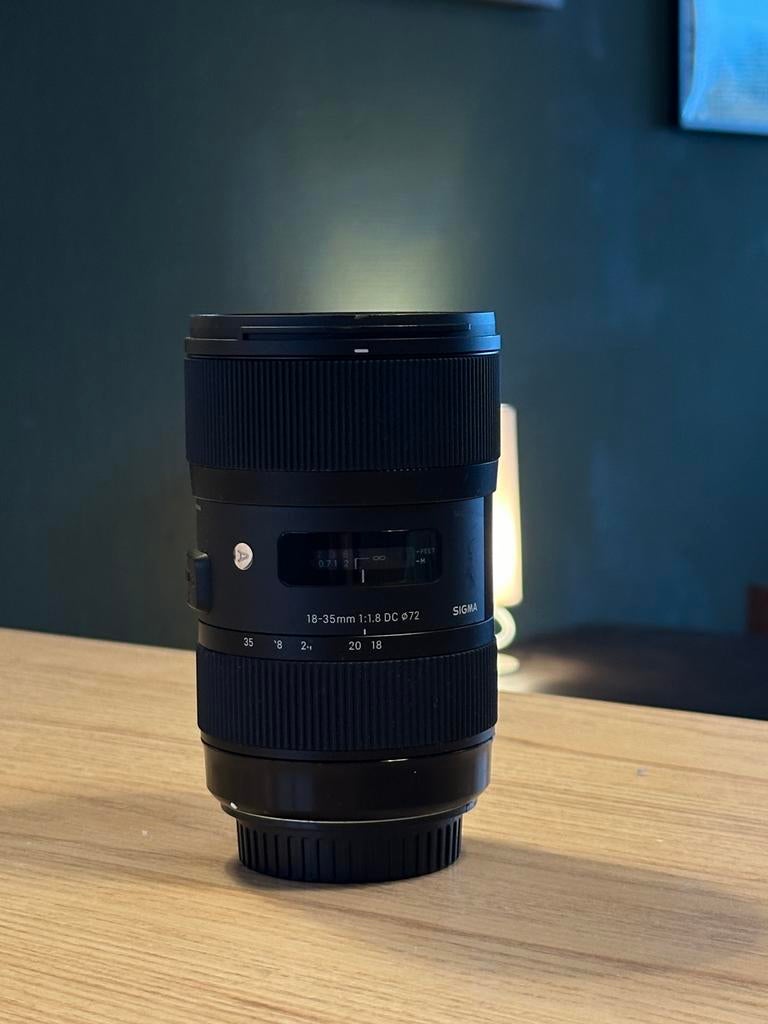 Sigma 18-35mm 1.8 DC HSM Art Lens Canon EF-mount, Ophalen of Verzenden, Zo goed als nieuw, Standaardlens, Zoom