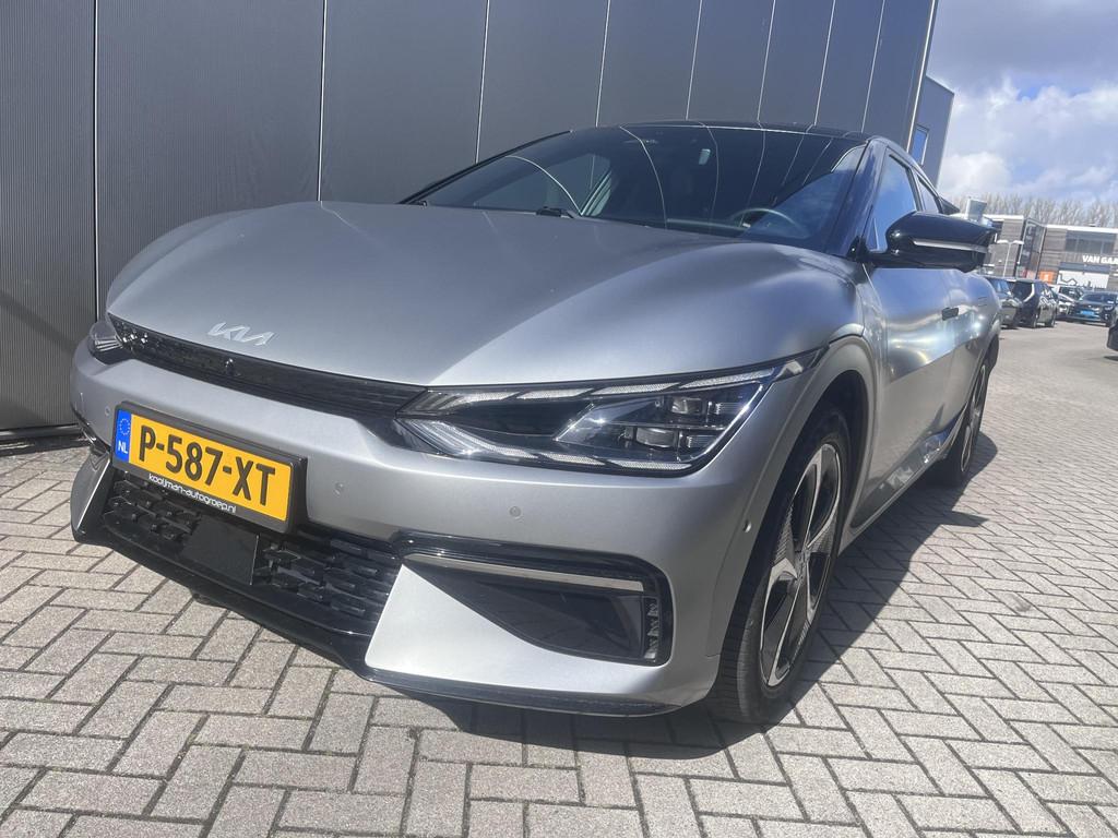 Kia EV6 GT-Line AWD 77.4 kWh Trekhaak|1e eigenaar!|Mat grijs, Stof, Gebruikt, Vierwielaandrijving, EV6