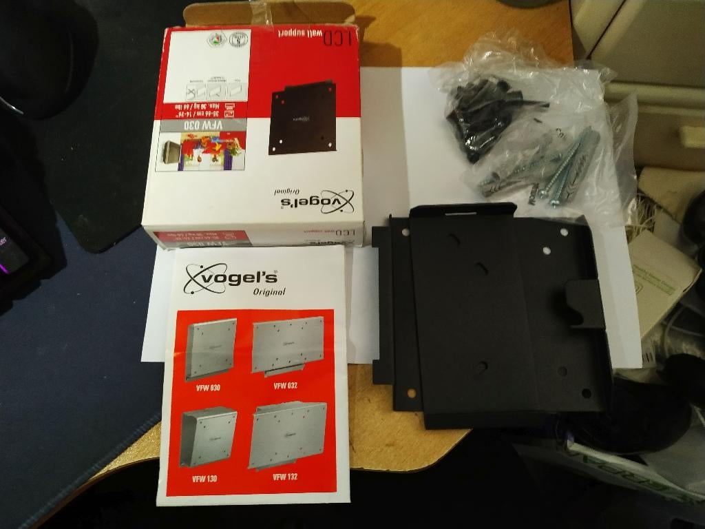 Vogels VFW 030 BLACK LCD/TFT wandsteun, Ophalen of Verzenden, Nieuw