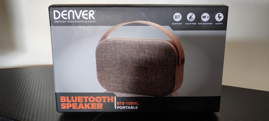 Denver Bluetooth Speaker BTS-10BNL – Draadloze Speaker – Nie, Ophalen of Verzenden, Nieuw