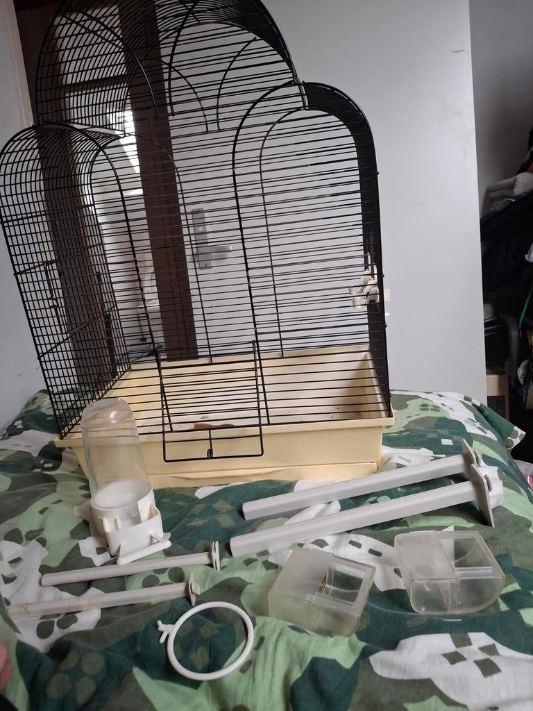 Vogelkooi, Ophalen of Verzenden, Zo goed als nieuw, Metaal, Vogelkooi