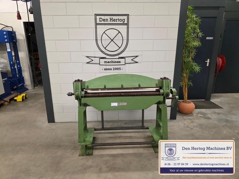 Zetbank JORG 1020x2mm plaatwerkmachine buigen zetbanken, Ophalen, Gebruikt