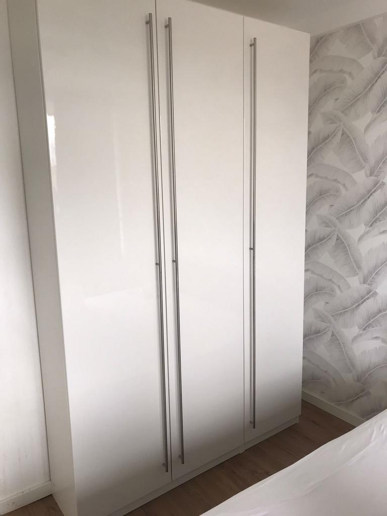 TKTEAB IKEA pax kast wit in goede staat 2kasten, Ophalen, 200 cm of meer, Zo goed als nieuw, 50 tot 75 cm