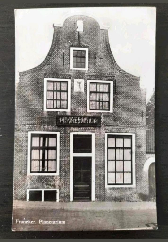 Franeker - Planetarium Eise Eisinga (zwart-wit), Ophalen of Verzenden, 1960 tot 1980, Gelopen, Friesland