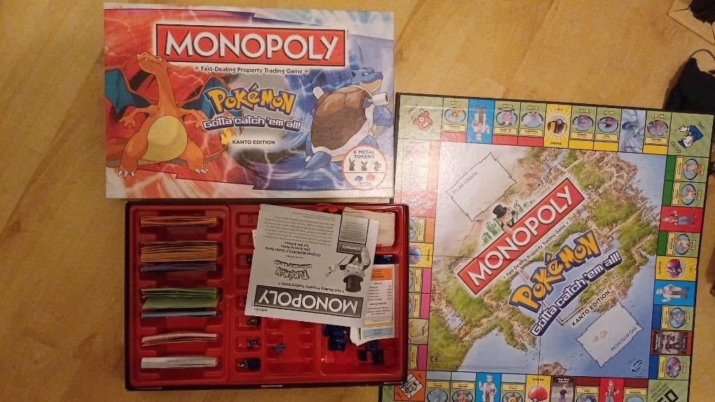 bordspel limited Monopoly Pokemon Kanto Monopolie fraai, Hobby en Vrije tijd, Gezelschapsspellen | Bordspellen, Vijf spelers of meer