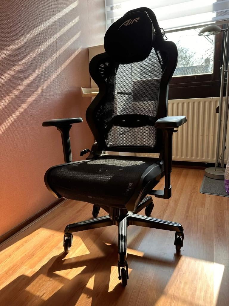 Dx racer air bureau/gaming stoel, Ophalen, Gaming bureaustoel, Zwart, Zo goed als nieuw