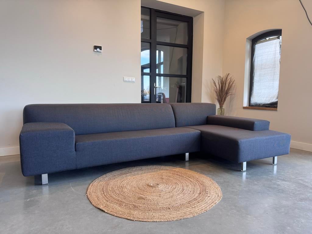 Montis lounge bank 293x164cm| Hoek| grijs | Schoon gereinigd