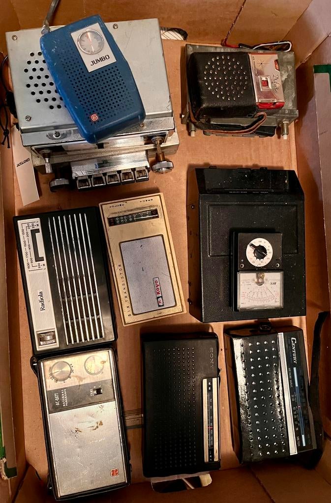 Vintage Oude Transistor Radio's - Diverse Modellen, Ophalen of Verzenden, Gebruikt, Transistorradio