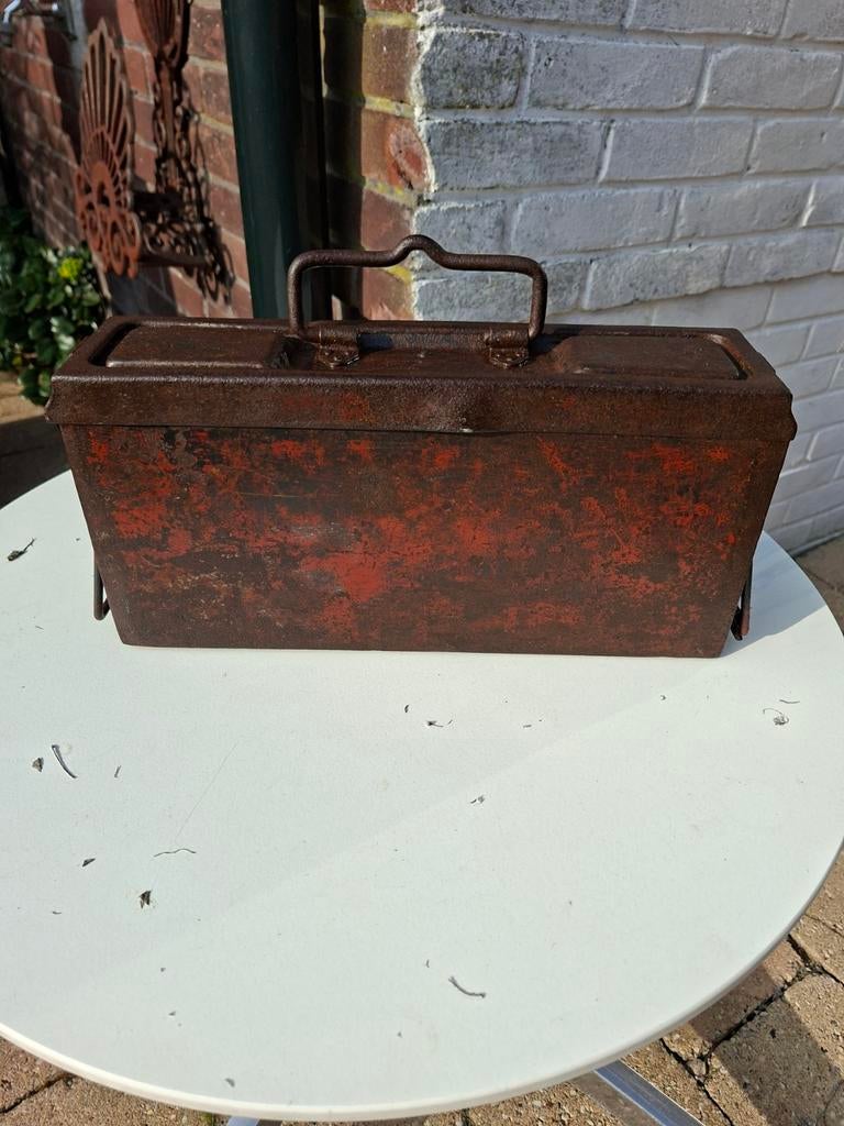 Ww2 wo2 Duitse Luftwaffe mg34 mg42 munitie kist, Ophalen of Verzenden, Luchtmacht, Duitsland, Kist of Geocache