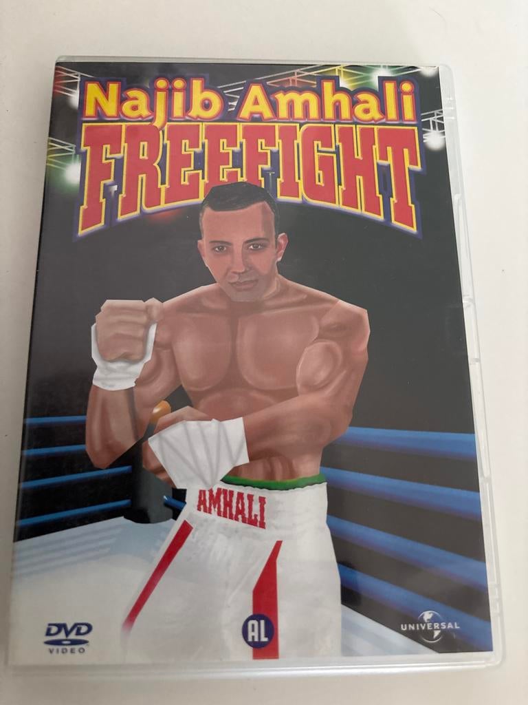 Najib Amhali Freefight DVD, Alle leeftijden, Ophalen of Verzenden, Gebruikt, Stand-up of Theatershow