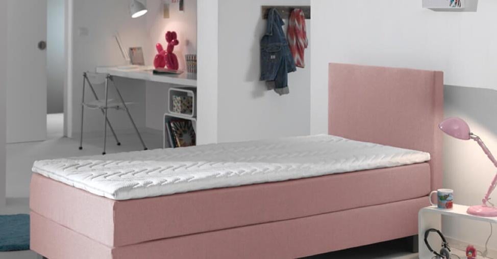 Boxspring 90x200, Huis en Inrichting, Ophalen, Gebruikt, 90 cm, 200 cm