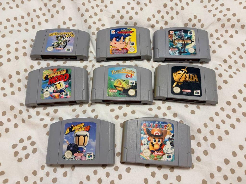 Nintendo 64 (N64) spellen uit eigen verzameling, Spelcomputers en Games, Games | Nintendo 64, Avontuur en Actie, Gebruikt, 1 speler