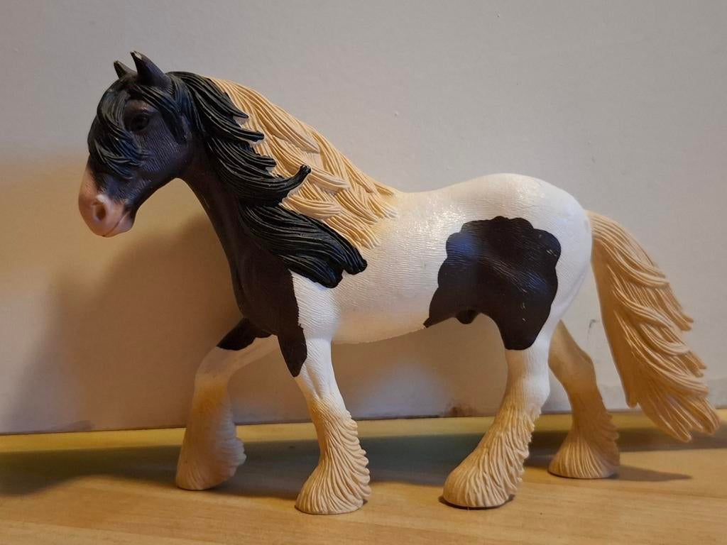 Hele mooie tinker hengst Schleich paard, Ophalen of Verzenden, Zo goed als nieuw