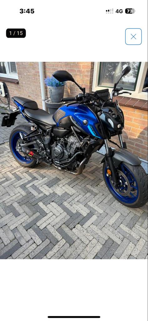 Yamaha MT-07 A2 35kW - 6500 km, Particulier, Minimaal motorrijbewijs A2, 12 t/m 35 kW, Naked bike