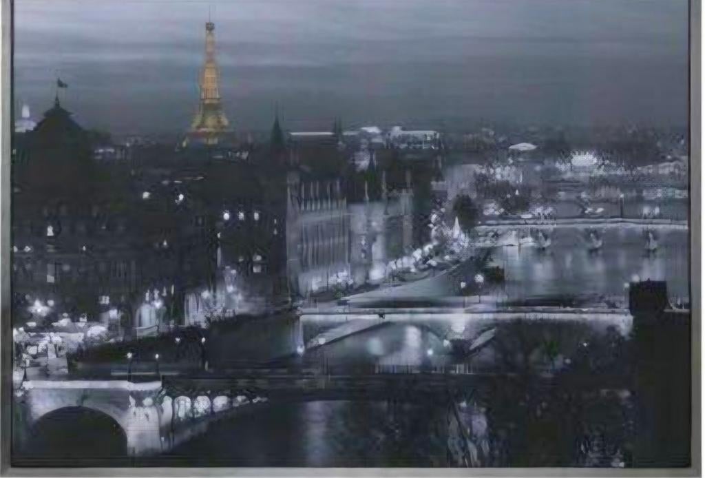 IKEA Parijs afbeelding / schilderij 60 x 140 x 3 cm, Ophalen, Zo goed als nieuw, Schilderij, 50 tot 75 cm