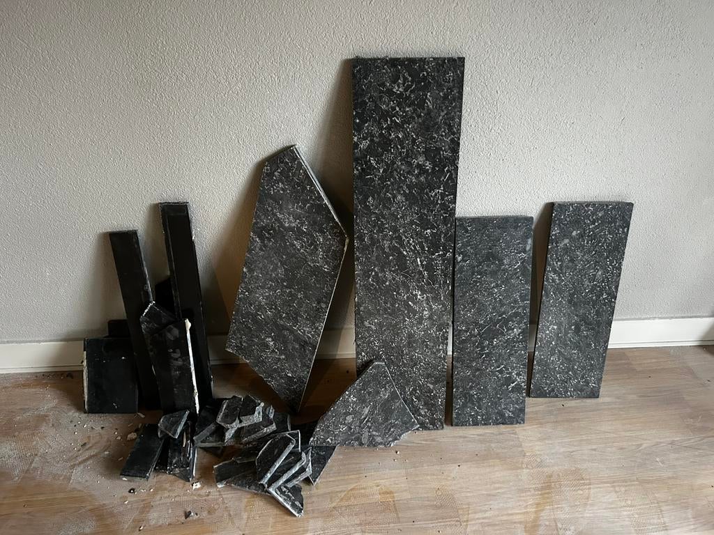 Marmer stukken, Ophalen, 60 cm of meer, Overige typen, Zo goed als nieuw