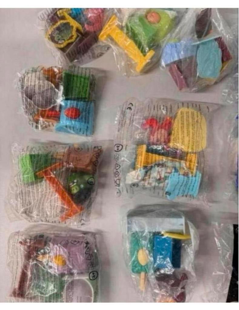 11x Vintage Happy meal McDonalds - speeltjes Angry Birds, Nieuw, Ophalen of Verzenden, H, H