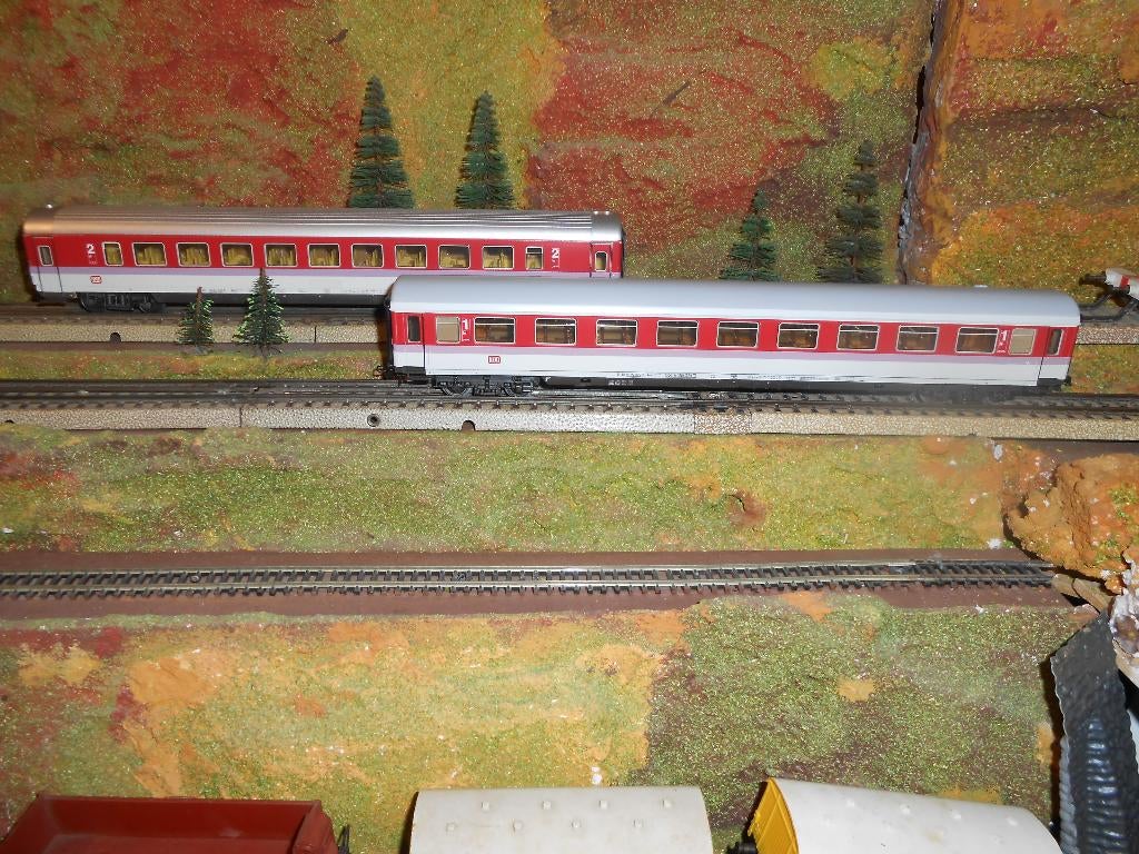 Märklin 4227 en 4286 Intercityrijtuigen 1e en 2e klasse, Wisselstroom, Treinset, Ophalen of Verzenden, Zo goed als nieuw