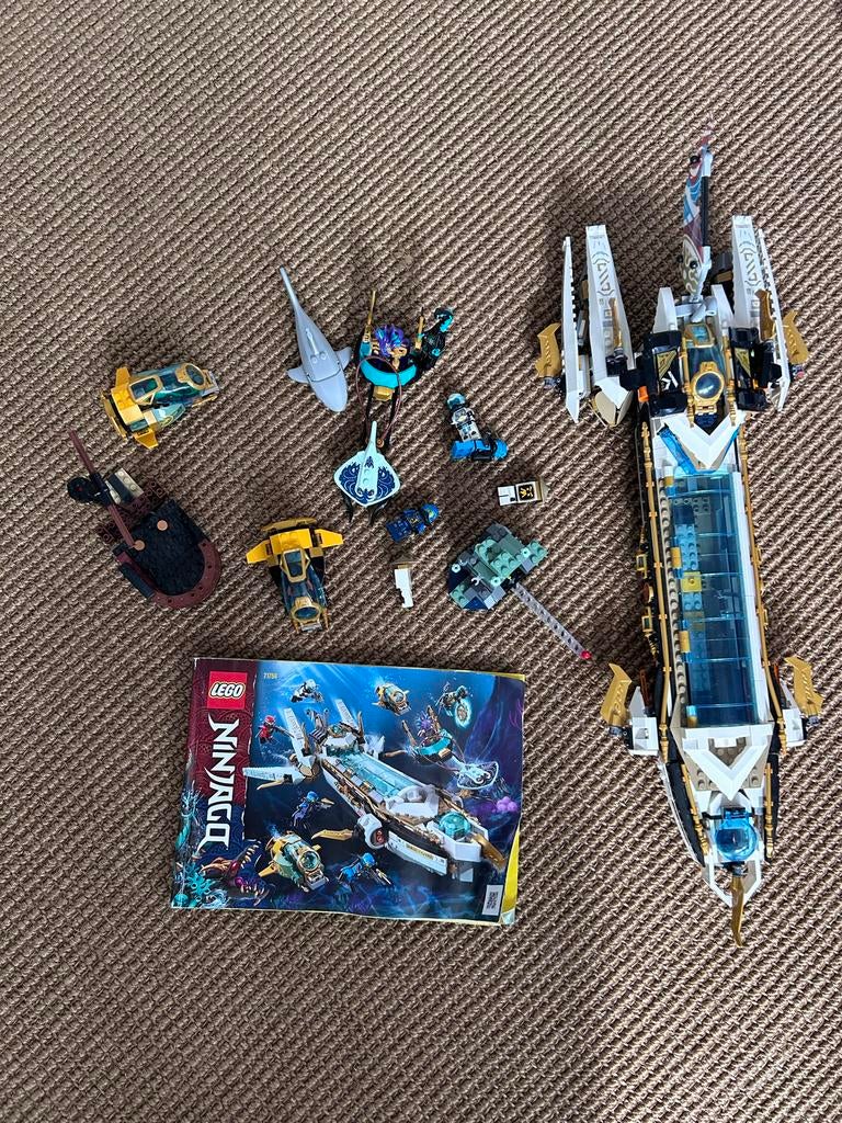 Lego Ninjago 71756 Hydro Bounty - Complete set, Ophalen of Verzenden, Zo goed als nieuw, Complete set, Lego