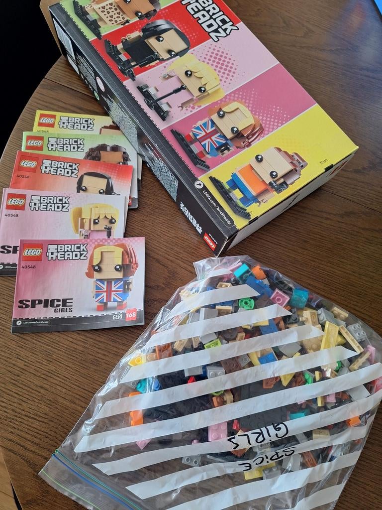 Lego Brick Headz 40548 Spice girls, Ophalen of Verzenden, Zo goed als nieuw, Overige merken