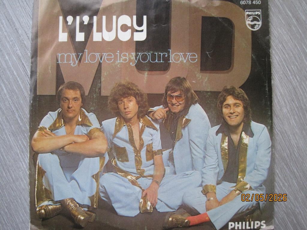 Mud  -  L'L'Lucy, 7 inch, Single, Ophalen of Verzenden, Zo goed als nieuw