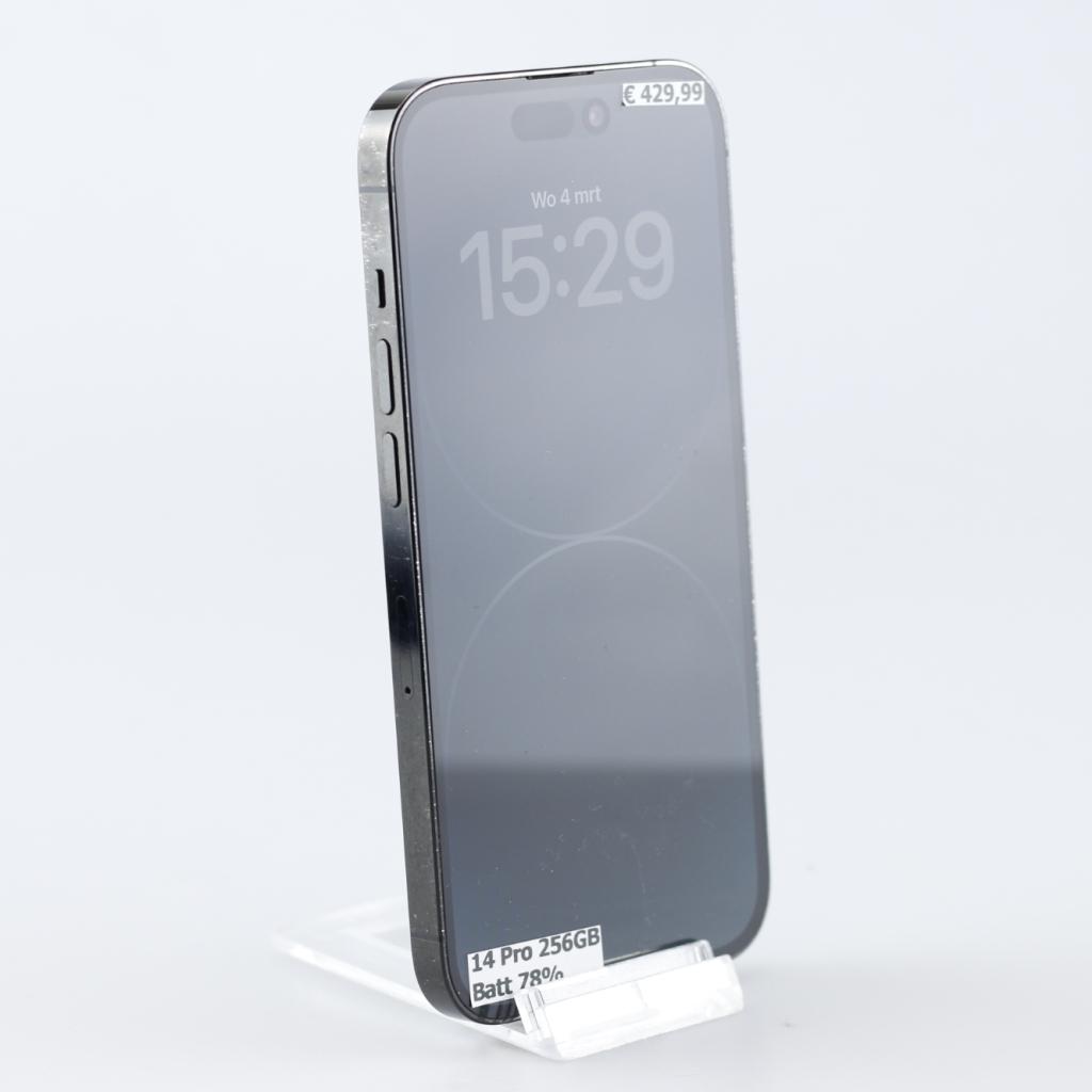iPhone 14 Pro 256GB Zwart | Batt 78%, Apple, Zo goed als nieuw, Support@apple.com, One Apple Park Way
Cupertino, CA 95014
United States