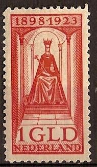 Nederland NVPH nr 129 ongebruikt Jubileum 1923, Postzegels en Munten, Postzegels | Nederland, Ophalen of Verzenden, T/m 1940, Postfris