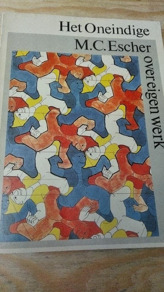 Het oneindige M.C.Escher over eigen werk, Boeken, Verzenden, Gelezen, Grafische vormgeving