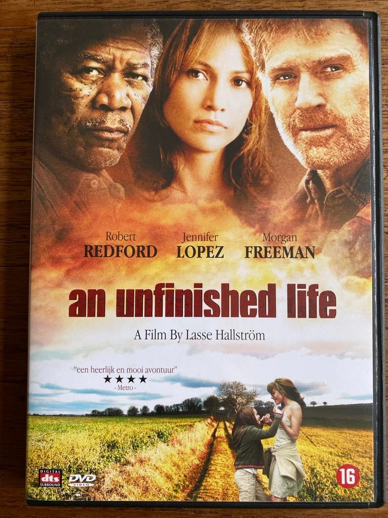 An Unfinished Life DVD - Robert Redford, Jennifer Lopez, Cd's en Dvd's, Vanaf 16 jaar, Ophalen of Verzenden, Gebruikt, Drama