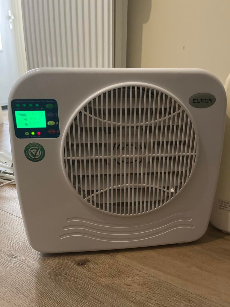 Eurom portable airconditioner voor in caravan, Gebruikt, Minder dan 60 m³, Timer, 3 snelheden of meer
