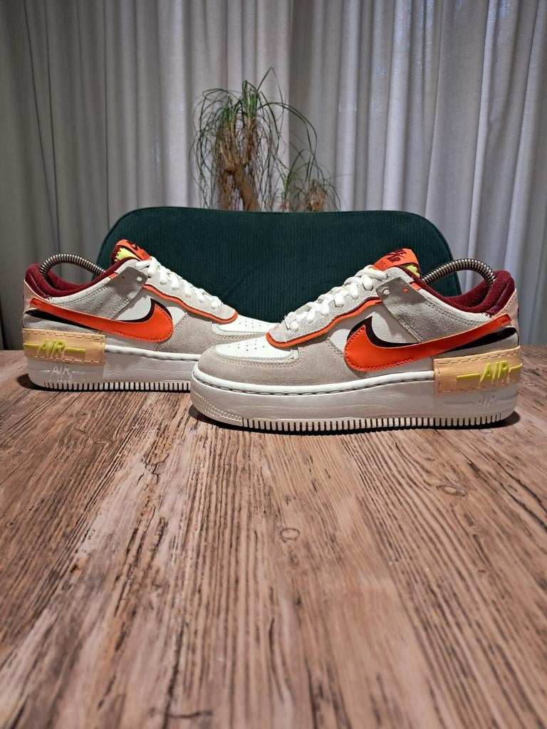 Nike Air Force 1 Shadow 'Orange Pearl' Size 36,5, Kleding | Dames, Schoenen, Gedragen, Sneakers of Gympen, Wit, Ophalen of Verzenden