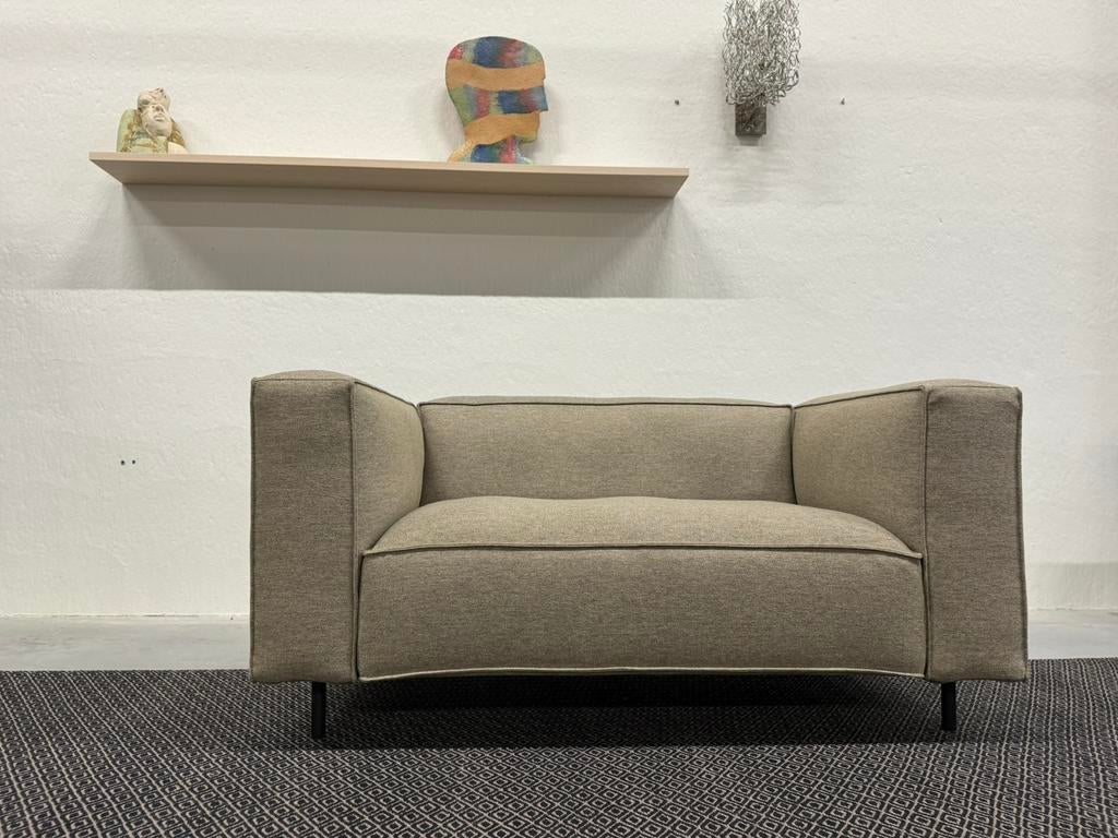 Nieuw Gelderland 6400 2 Zits bank Hallingdal Design Stof, 75 tot 100 cm, Ophalen of Verzenden, Rechte bank, Gelderland