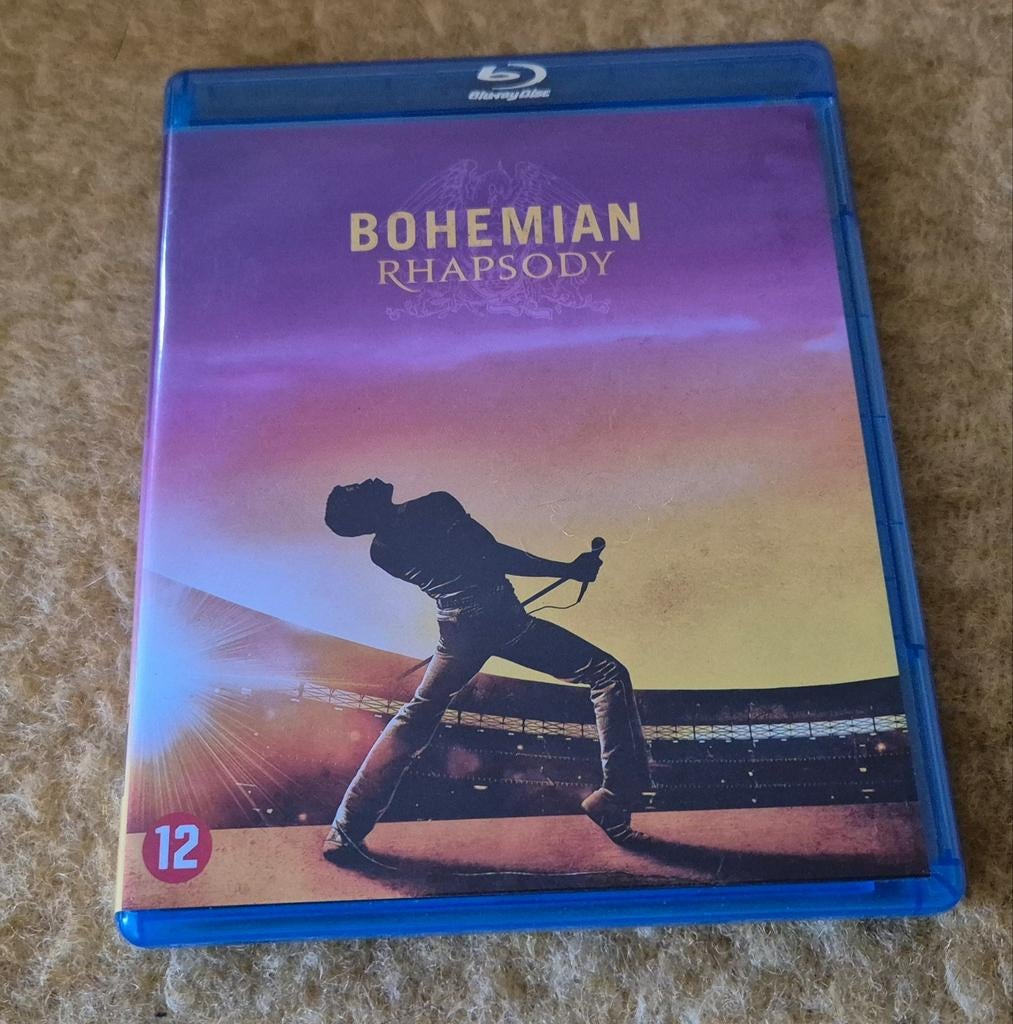 Bohemian Rhapsody Queen blu ray, Ophalen of Verzenden, Zo goed als nieuw, Muziek en Concerten