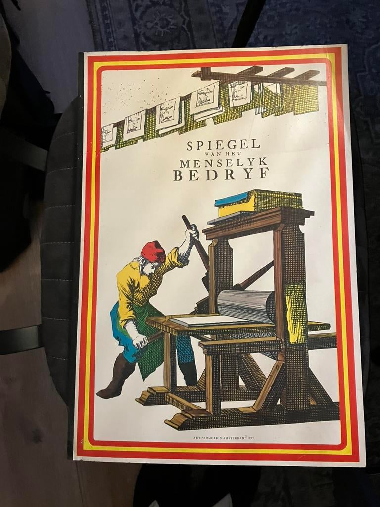 Spiegel van het menselijk bedrijf 1977, Ophalen of Verzenden, Zo goed als nieuw