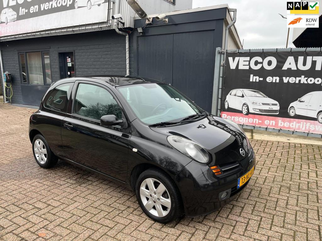 Nissan Micra 1.2 Tekna stuurbekrachtiging apk, Voorwielaandrijving, Stof, Gebruikt, 4 cilinders